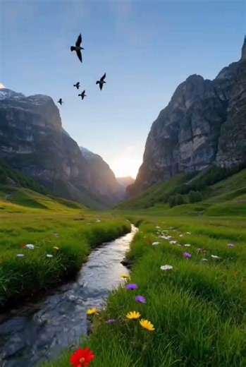 Relaxing Green Nature 🌿 Peaceful View #shorts