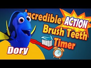 Incredible Action Tooth Brushing Timer Finding Dory with music