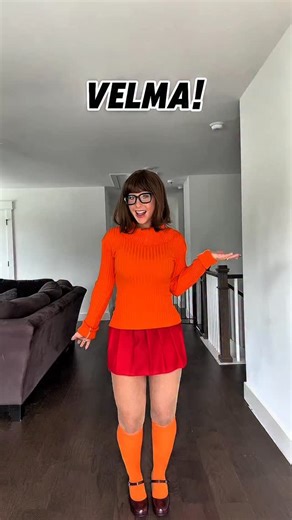 Ashley Rey on Instagram: "first time making a turtleneck & pleated skirt, twas a learning experience😭🙏🏼 #velma #sewing"