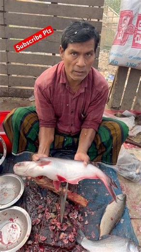 Amezig village original Pangas fish cutting skills ✅🐟✅ #shorts