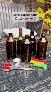 3.9K views · 31 reactions |  Make a glass bottle and water xylophone...