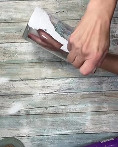 975K views · 16K reactions | DIY Decoupaged Winter Candle Holder | Creating Through Chaos | Facebook