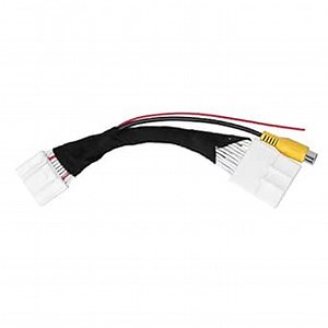 Reverse Parking Camera Adapter Cable 24Pin Wiring Compatible with Vehicles for Rear View Camera Connection and Signal Conversion