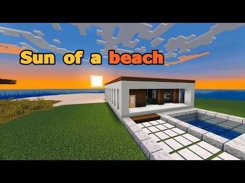 Minecraft Modern Beach House 🌅 | Tutorial