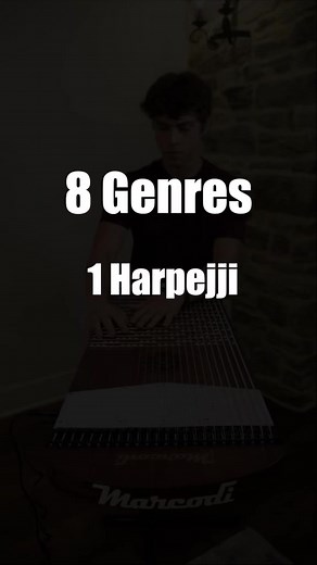 8 Genres X 1 harpejji #piano #guitar #rockandroll