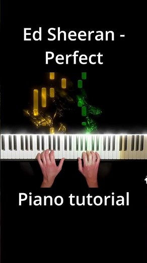 Ed Sheeran - Perfect piano tutorial