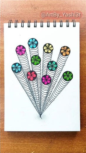 Day 87- Easy Doodle ArtBy_Yash Tutorial #doodle #doodleart #easy #drawing #art #zentangle #zen