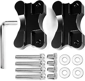 21" Front Wheel Fender Riser Spacer Relocator Lift Bracket Kit Compatible With 1986-2017 Harley Davidson Softail Deluxe Fat Boy Heritage Classic Softail Slim S FLSTF FLST FLSTN FLSTC FLSTI FLS