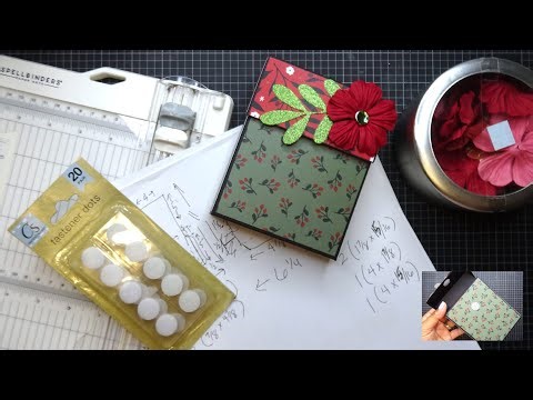 Start from Stash: Flip Top Gift Box Tutorial! Made from Scratch and Basic Tools!