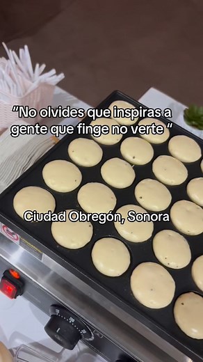 Barra de mini hotcakes | Carmen Victoria