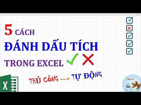 5 cách đánh dấu tích (tick) trong Excel từ thủ công đến tự động
