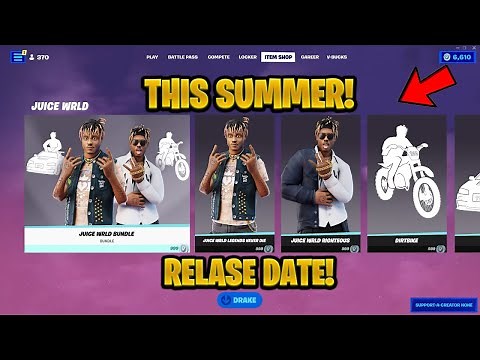 Juice WRLD Skin In Fortnite Chapter 3 Season 3! (Showcase And Release Date)