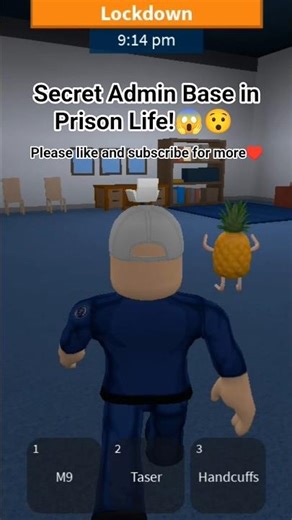 Secret Admin Base in Prison Life😱 #roblox