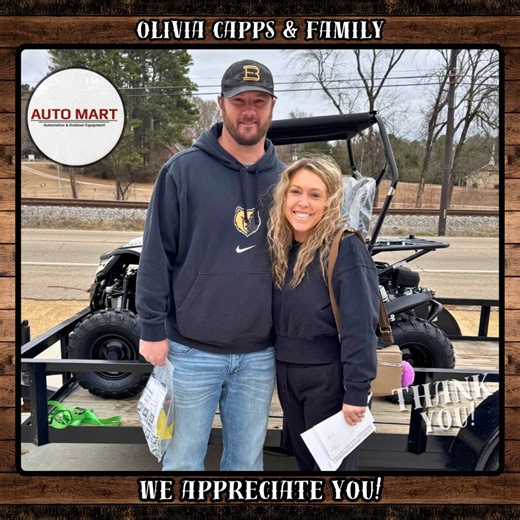 Olivia Capps & Family were happy with their new Cheetah 8 go kart. We would like to Thank You, Capps Family for your business! #thankyou #customerappreciation #newalbanyms #automart_automotive #gokart #gokarts | Auto Mart Automotive & Outdoor Equipment
