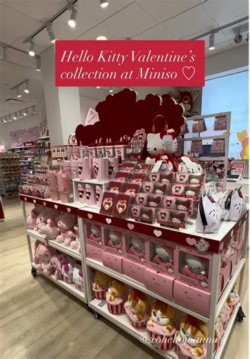 Hello Kitty Valentine’s collection at Miniso! @MINISO United States @MINISO #minisoambassador #myminisousa #valentines #hellokittyfinds #minisofinds