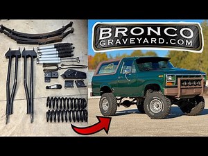 How to Install 80-96 Ford Bronco 4-6" Lift!! Jeff's Bronco Graveyard Stage 3 Lift Kit