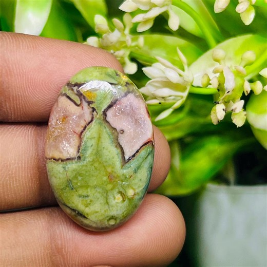 Natural Rainforest Rhyolite Loose Gemstone Cabochon Jewelry Supply - Etsy