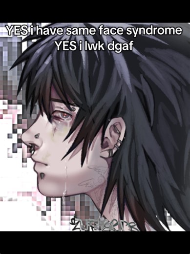 YES i WILL keep drawing the same face in different fonts. ok but i actually can draw different features guys i swear ijust like my bland anime boys ok #fyp #viral #samefacesyndrome #arttok