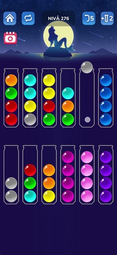 Ball sort puzzle level 276 #ballsortpuzzle