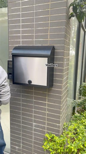 Community mailbox real case✨ Free install for residents#CommunityCase #OutdoorMailboxInstall