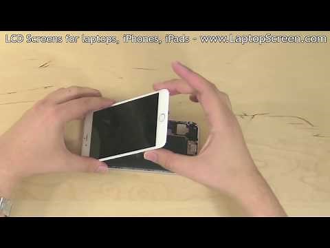 iPhone 6 Plus screen replacement / digitizer glass and LCD reinstallation instructions