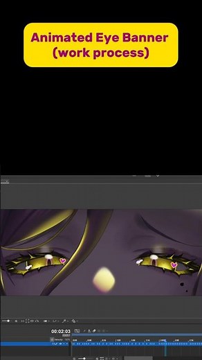 How to animate and draw expressive anime eyes!? 👀 #shorts #animation #art #live2d