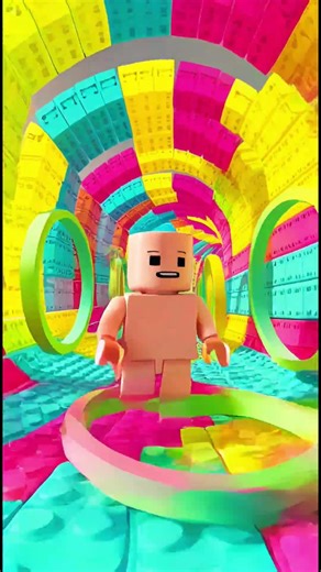 Falling into colors #roblox