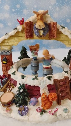 Gift Gallery Musical House Skating Pond Table Decor Christmas - Etsy