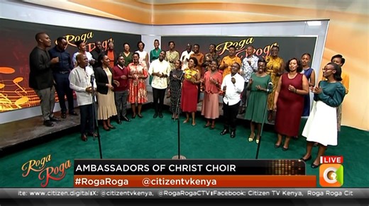 Ambassadors of Christ choir performing live on #RogaRoga | Citizen TV Kenya