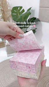 221K views · 2.6K reactions | ASMR notepad making.  | Kimcut | Facebook