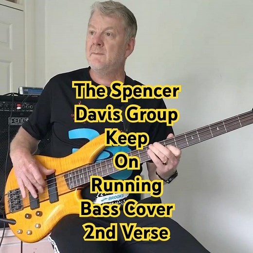 The Spencer Davis Group,Keep on running bass cover.2nd Verse. #shorts #Thespencerdavisgroup #Bass.