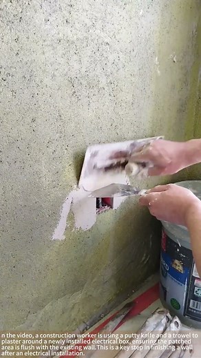 Plastering an Electrical Box