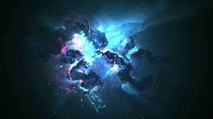 Bright Light Galaxy Animated Wallpaper