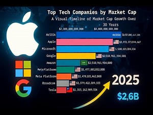 Top Tech Companies by Market Cap (1996–2025) | 30 Years of Global Growth 📈