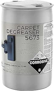 Professional Carpet Degreaser - Heavy Duty Spot Cleaning Liquid - Ultimate Clean Product for Carpet, Car Upholstery, Stain Removal - Superior Cleaning for Spotless Rug, 55 Gallon Drum