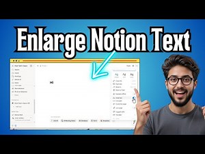 How To Increase The Font Size In Notion Doc | Read Text Easily (2025)