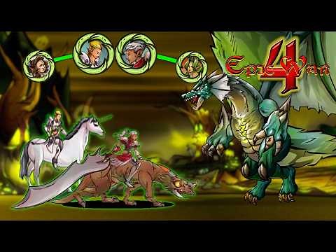 Can You Beat Epic War 4 using ONLY the GREEN UNIT PATH?
