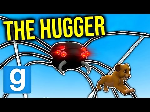 THE HUGGER CHASES ME!! (Garry's Mod Nextbot)