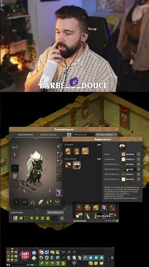 LES COULEURS DE MON SKIN 🩸💦#dofus #sacrieur #BUILD #EAU #PVM #tag #twitch