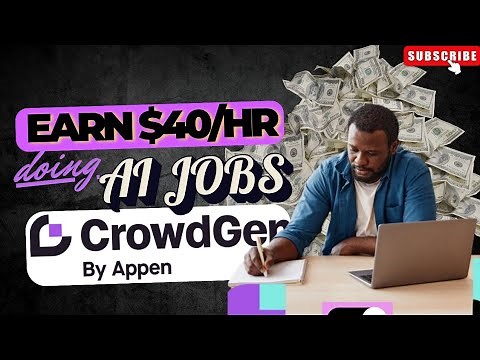 Crowdgen By Appen Review - Earn Up To $40 Doing AI Jobs | How To Sign Up (A Step By Step Guide)