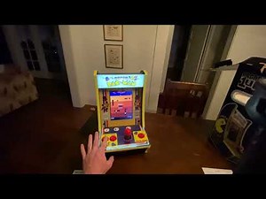 Arcade 1 Up Super Pac Man Counter Cade Unboxing and review