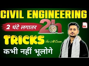 Civil Engineering Short Tricks Marathon | Civil Engineering basic knowledge | Civil engg Marathon