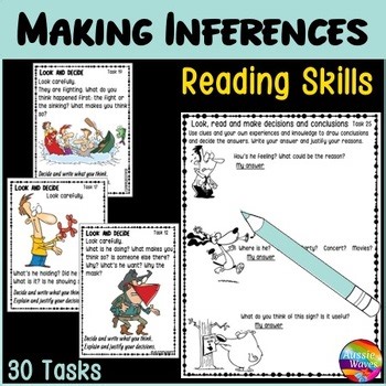 Inference and Drawing Conclusions Task Cards for Reading Comprehension