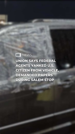 A labor union alleges a Salem woman who is a U.S. citizen was forcibly removed from her car and assaulted by federal officers after being asked to show identification, an encounter now drawing condemnation from city officials. Find the full story on the FOX 12 app. #fyp #news #portland #oregon