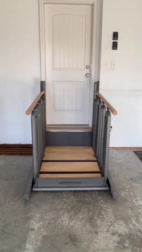 Watch These Stairs Turn Into a Wheelchair Lift
