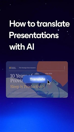 Translate Your Presentations in Gamma with AI