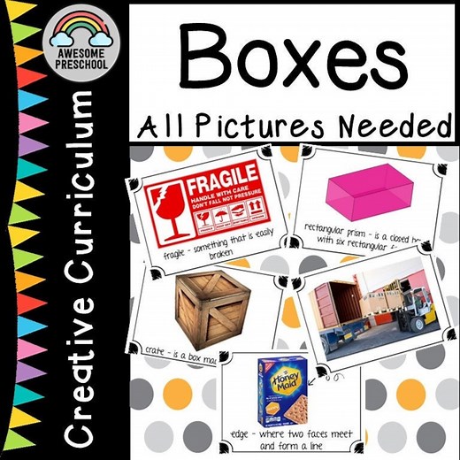 Creative Curriculum Boxes Study-all Pictures Needed - Etsy