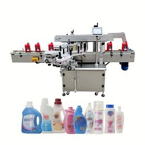 [Hot Item] Automatic Double Side Label Applicator 2 Side Labeling Automated Label Sticker Machine for Round Bottle Packaging Machine