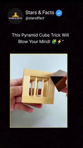 Solve the Pyramid Cube in Seconds! 🧩 (Mind-Blowing Trick) | Puzzle Hack | Smart Move”#usa #cube