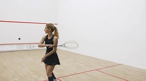 Young Attractive Woman Playing Squash On Stock Footage Video (100% Royalty-free) 1047355546 | Shutterstock